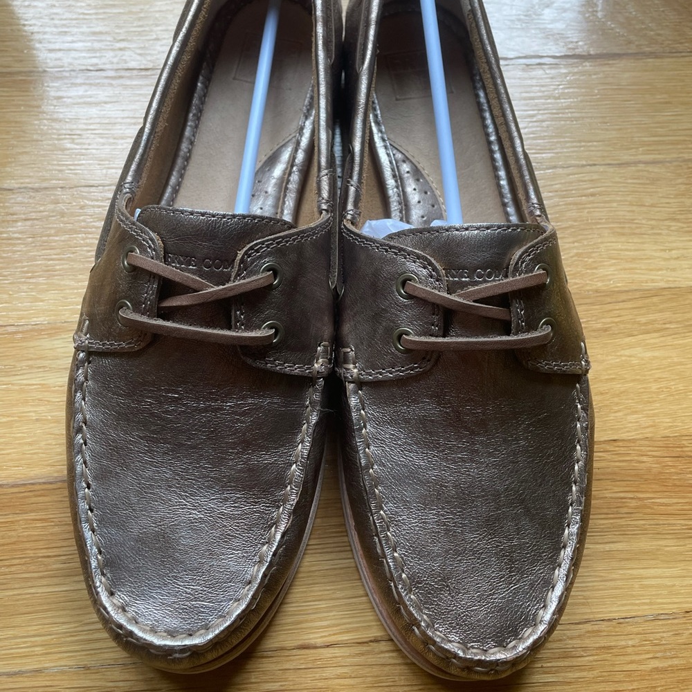 New Frye Quincy Boat shoe